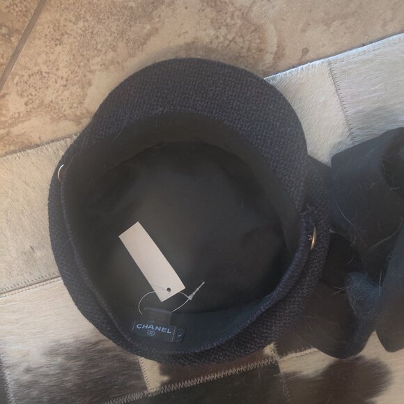 CHANEL tweed cap size L (58) - Picture 5 of 5